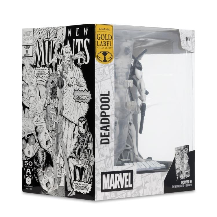 Marvel Comics Gold Label Deadpool (Line Art Ver.) (The New Mutants #98) 1/10 Scale Figure Gallery Image 11