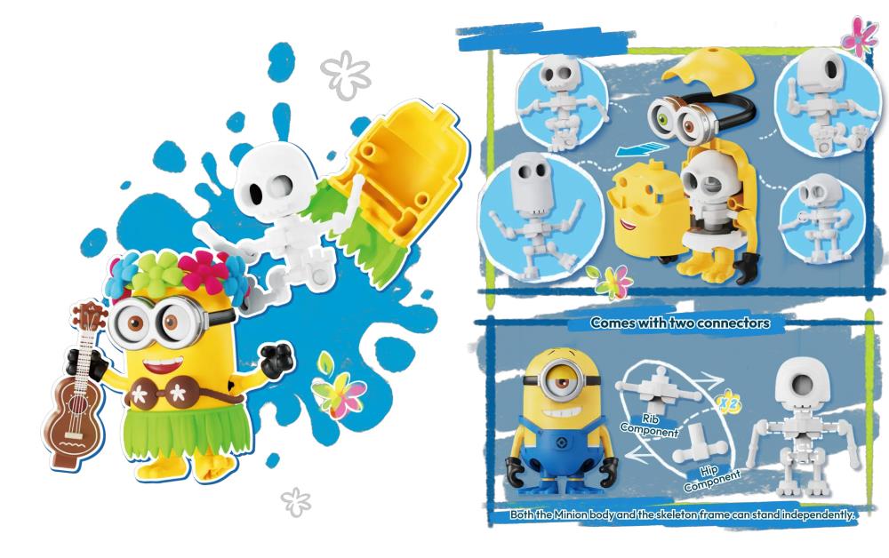 Minions Mokoo Wave 2 Summer Bello Random Model Kit
