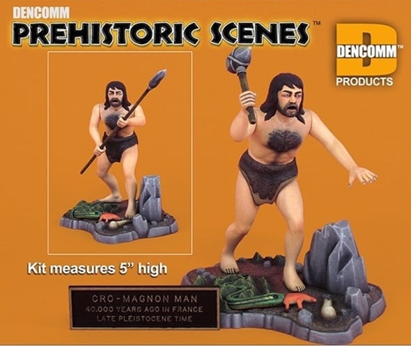 Cro-Magnon – Joints EP1.2 12” セット Atlantis Prehistoric Scenes Cro-Magnon Man 1/13 Scale Model Kit