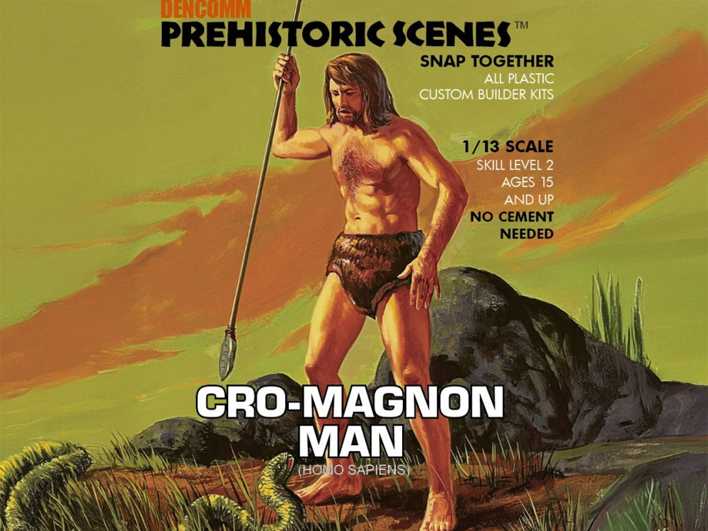Cro-Magnon – Joints EP1.2 12” セット Atlantis Prehistoric Scenes Cro-Magnon Man 1/13 Scale Model Kit