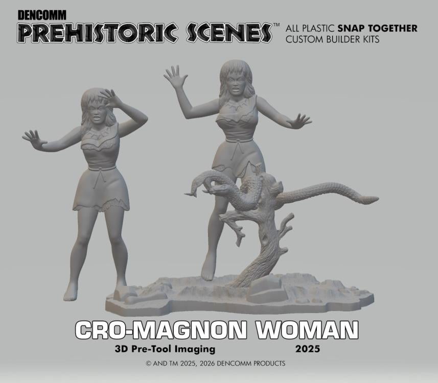 Prehistoric Scenes Cro-Magnon Woman 1/13 Scale Model Kit