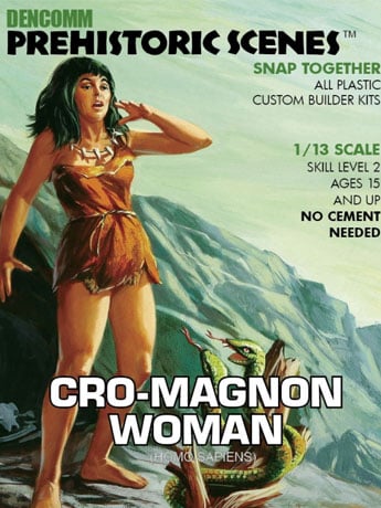 Prehistoric Scenes Cro-Magnon Woman 1/13 Scale Model Kit