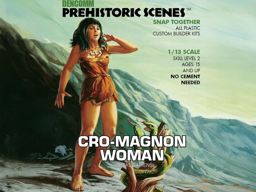 Prehistoric Scenes Cro-Magnon Woman 1/13 Scale Model Kit