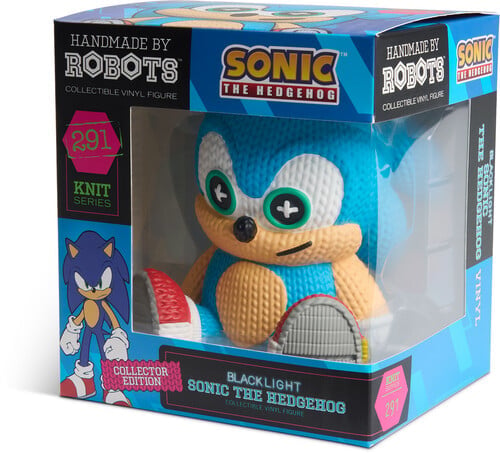 Sonic the Hedgehog Handmade by Robots #291 Sonic (Blacklight) Figure Gallery Image 7