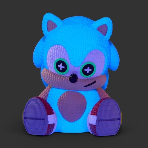 Sonic the Hedgehog Handmade by Robots #291 Sonic (Blacklight) Figure Gallery Image 3