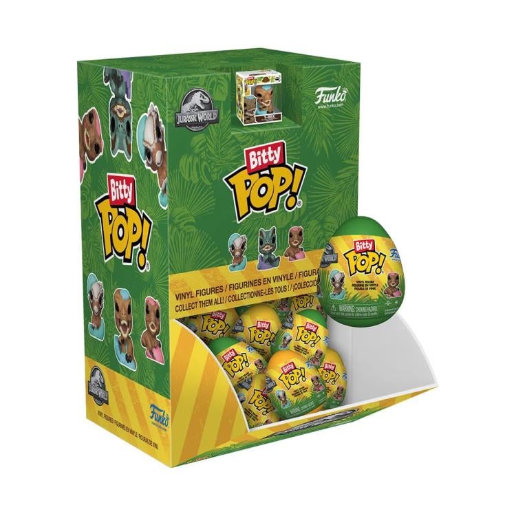 Jurassic Park Mystery Bitty Pop! Easter Eggs Box of 24 Random Figures Gallery Image 4