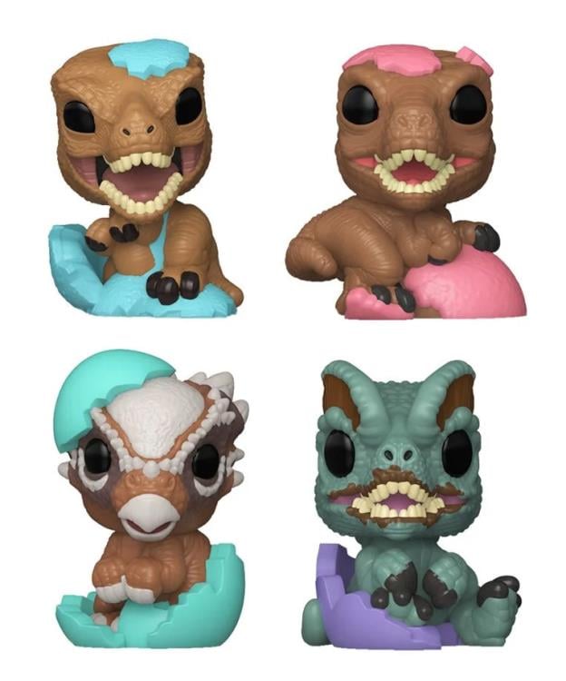 Jurassic Park Mystery Bitty Pop! Easter Eggs Box of 24 Random Figures Gallery Image 3