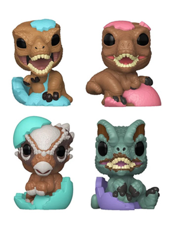 Jurassic Park Mystery Bitty Pop! Easter Eggs Box of 24 Random Figures Gallery Image 2
