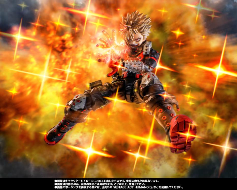 My Hero Academia S.H.Figuarts Katsuki Bakugo (The Beginning) Action Figure Gallery Image 3