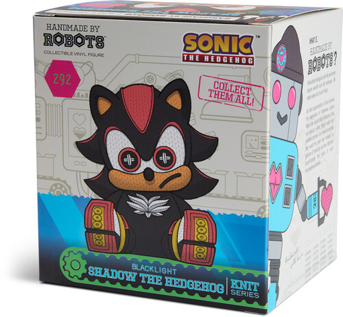 Sonic the Hedgehog Handmade by Robots #292 Shadow (Blacklight) Figure Gallery Image 8