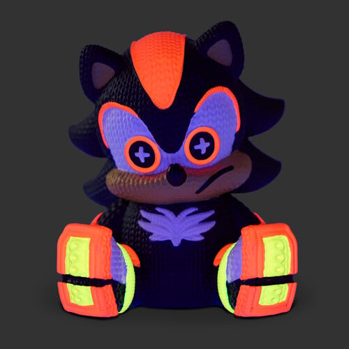 Sonic the Hedgehog Handmade by Robots #292 Shadow (Blacklight) Figure Gallery Image 3