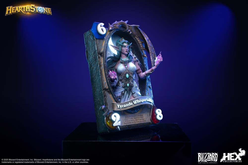 Hearthstone Tyrande Whisperwind Card Art Limited Edition Statue Gallery Image 27