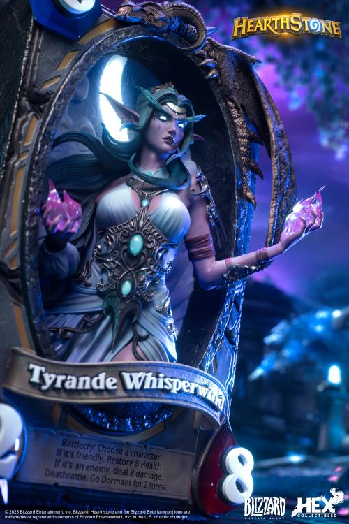 Hearthstone Tyrande Whisperwind Card Art Limited Edition Statue Gallery Image 9