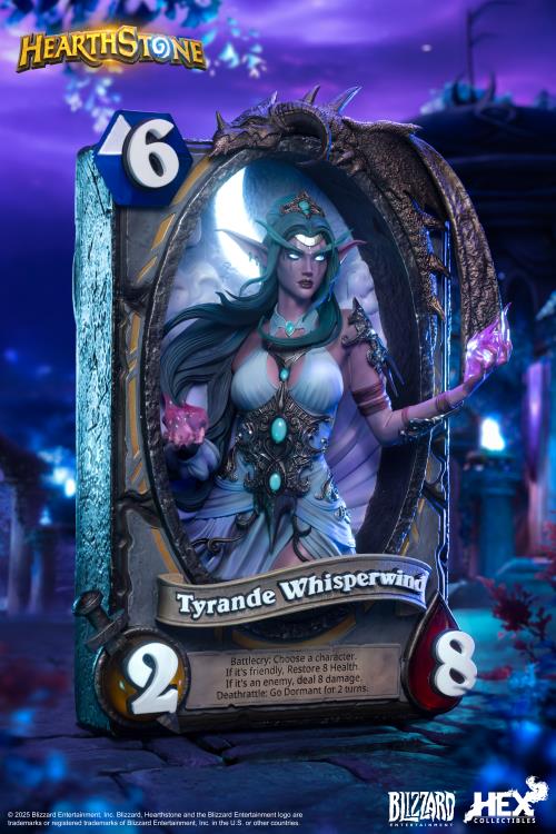 Hearthstone Tyrande Whisperwind Card Art Limited Edition Statue Gallery Image 4