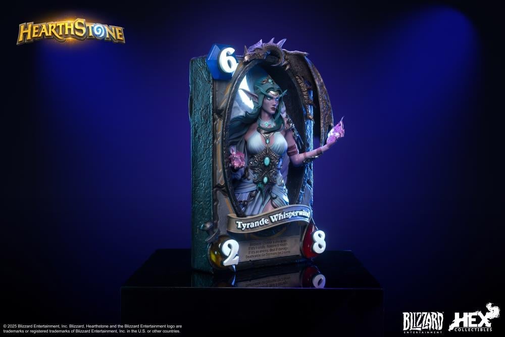 Hearthstone Tyrande Whisperwind Card Art Limited Edition Statue Gallery Image 28
