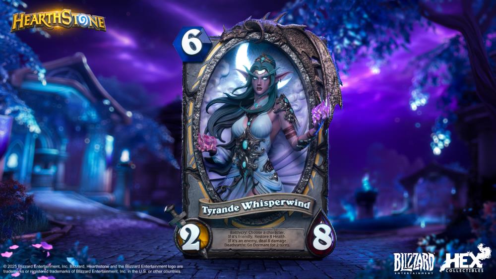 Hearthstone Tyrande Whisperwind Card Art Limited Edition Statue Gallery Image 7