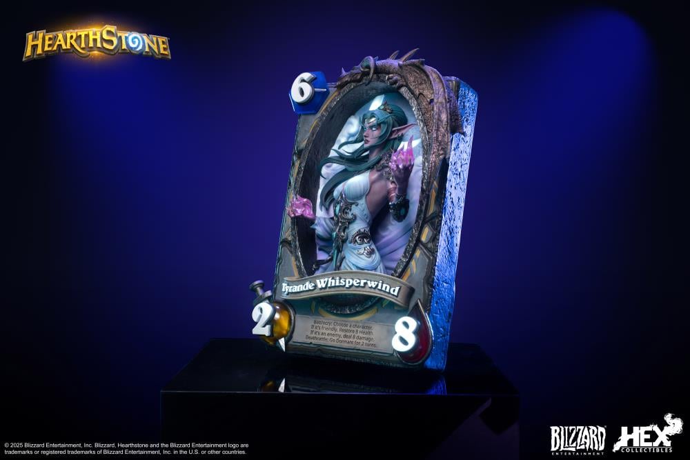 Hearthstone Tyrande Whisperwind Card Art Limited Edition Statue Gallery Image 22