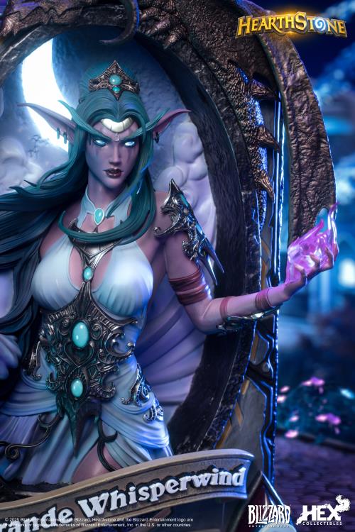 Hearthstone Tyrande Whisperwind Card Art Limited Edition Statue Gallery Image 10