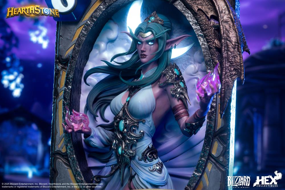 Hearthstone Tyrande Whisperwind Card Art Limited Edition Statue Gallery Image 12