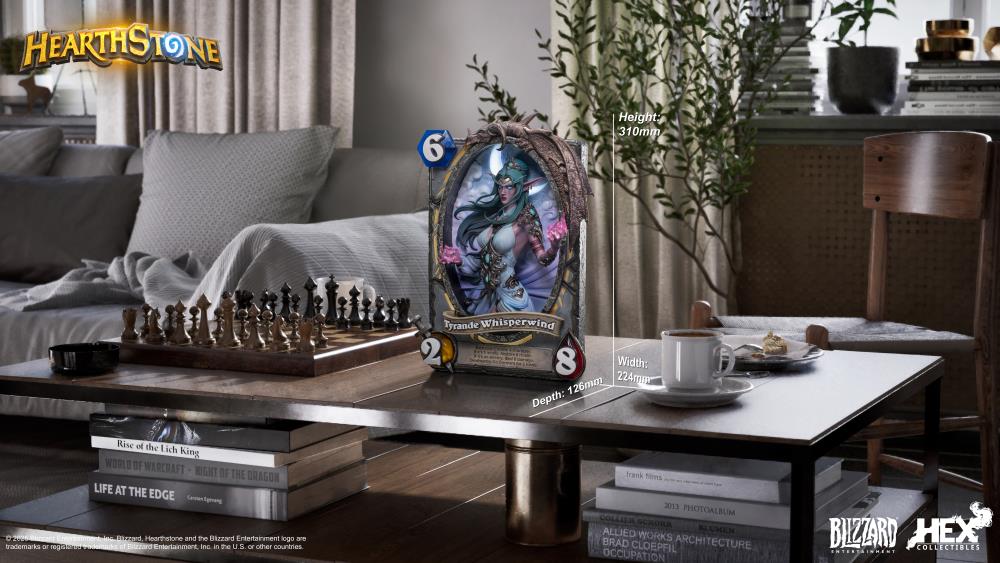Hearthstone Tyrande Whisperwind Card Art Limited Edition Statue Gallery Image 16