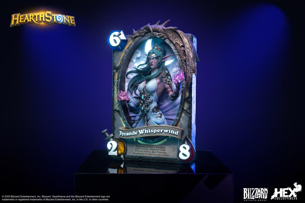Hearthstone Tyrande Whisperwind Card Art Limited Edition Statue Gallery Image 21
