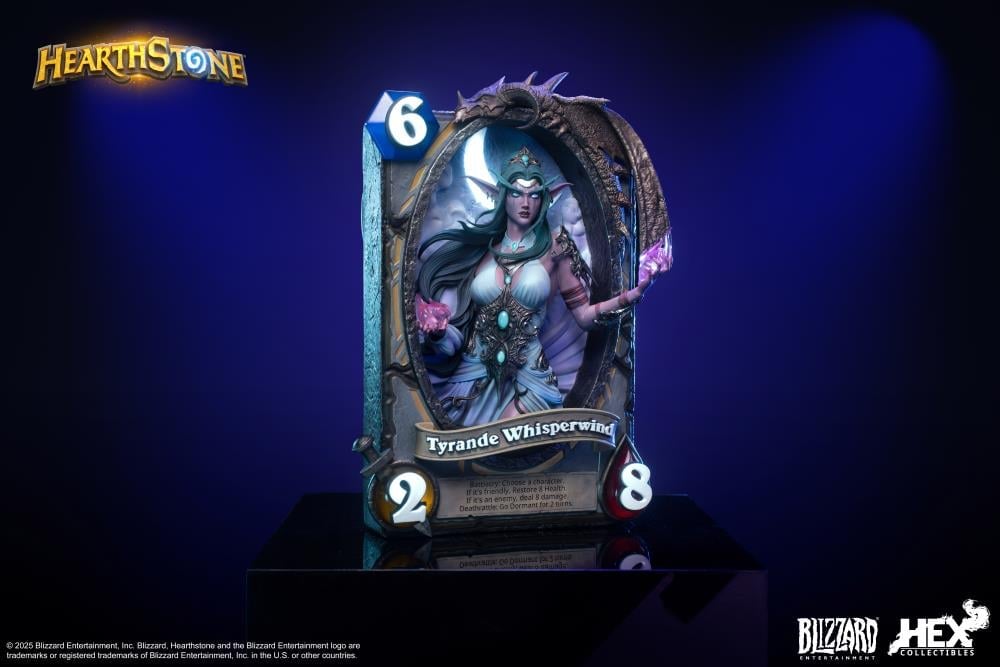 Hearthstone Tyrande Whisperwind Card Art Limited Edition Statue Gallery Image 29