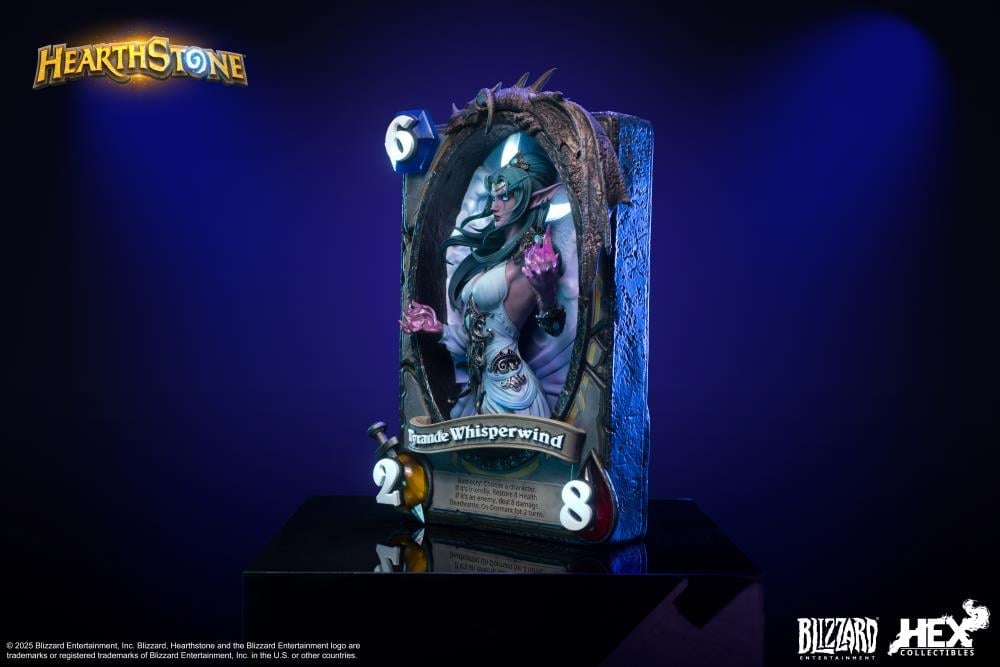 Hearthstone Tyrande Whisperwind Card Art Limited Edition Statue Gallery Image 23