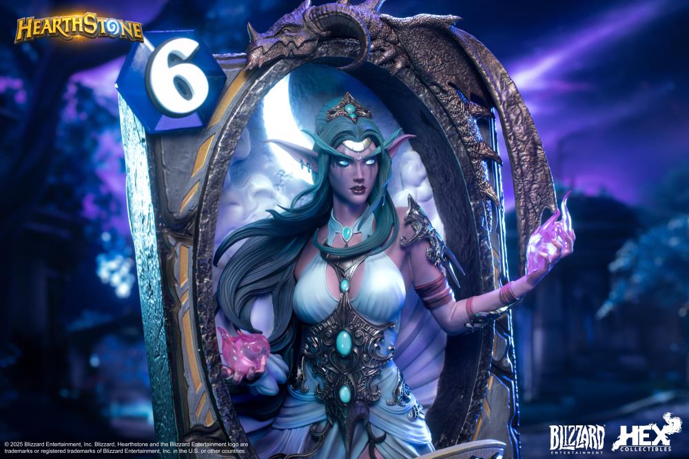 Hearthstone Tyrande Whisperwind Card Art Limited Edition Statue Gallery Image 11