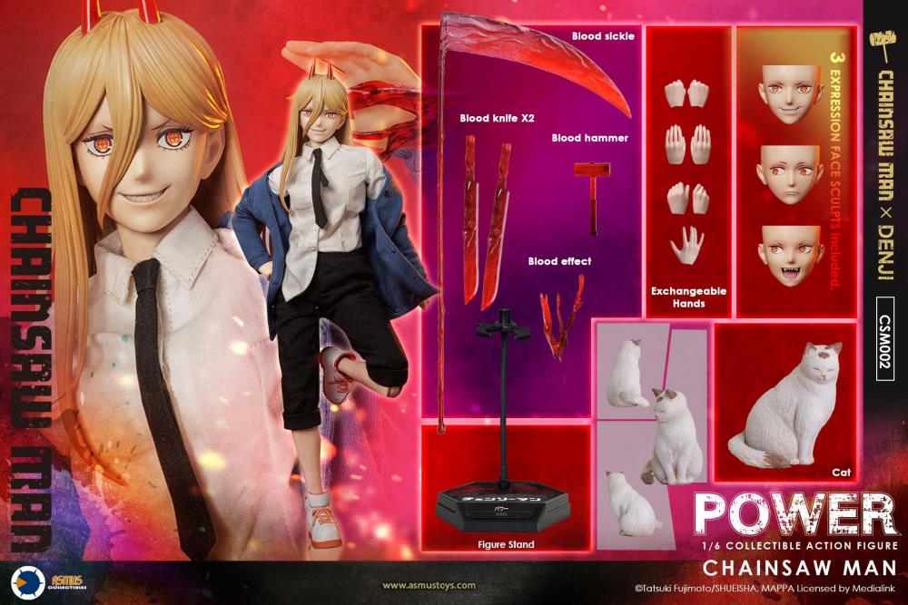 Chainsaw Man Power 1/6 Scale Action Figure Gallery Image 13
