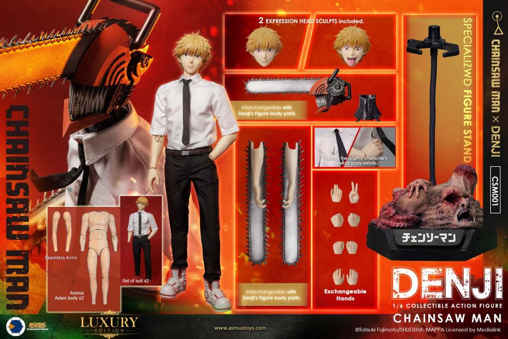 Chainsaw Man Denji フィギュア 1/6 Asmus Toys (CSM001) 1/6 Scale CHAINSAW MAN - Denji Figure