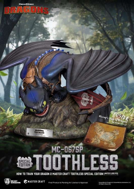 How To Train Your Dragon 2 MC-067SP Toothless Limited Edition Statue