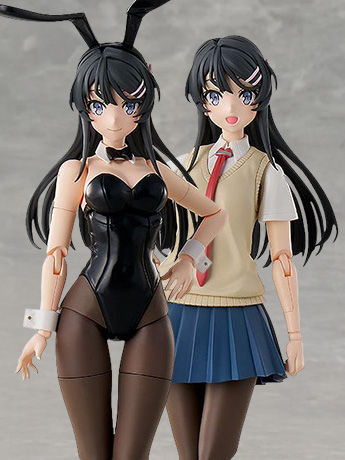 Rascal Does Not Dream of Bunny Girl Senpai Kadokawa Plastic Model Series Mai Sakurajima (DX Ver.) Model Kit Gallery Image 2