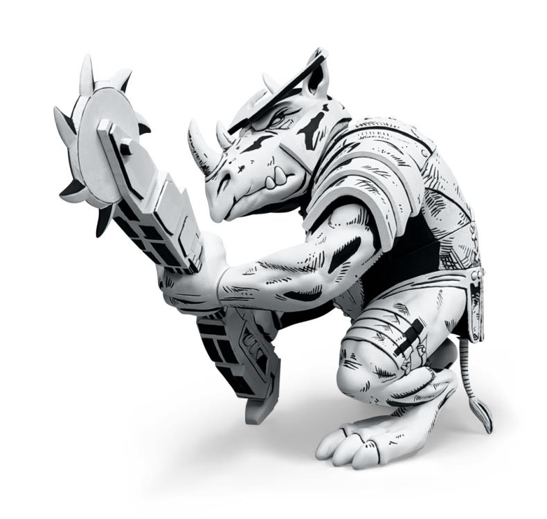 Teenage Mutant Ninja Turtles TMNT Firsts Bebop & Rocksteady (Black & White Ver.) Limited Edition Figure Set Gallery Image 9