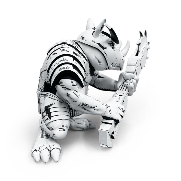 Teenage Mutant Ninja Turtles TMNT Firsts Bebop & Rocksteady (Black & White Ver.) Limited Edition Figure Set Gallery Image 11
