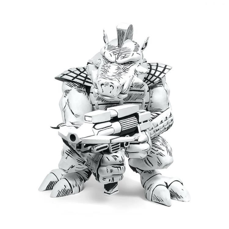 Teenage Mutant Ninja Turtles TMNT Firsts Bebop & Rocksteady (Black & White Ver.) Limited Edition Figure Set Gallery Image 3