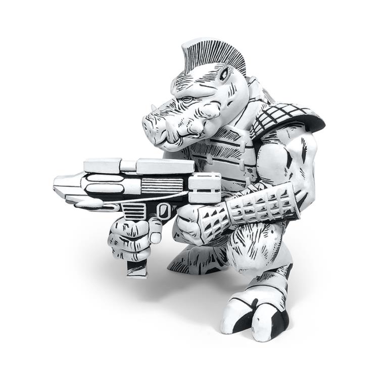 Teenage Mutant Ninja Turtles TMNT Firsts Bebop & Rocksteady (Black & White Ver.) Limited Edition Figure Set Gallery Image 4