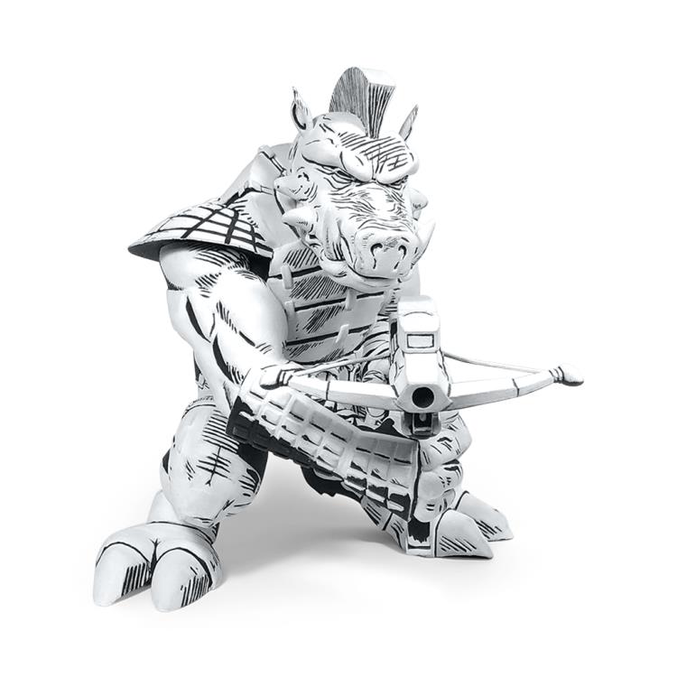 Teenage Mutant Ninja Turtles TMNT Firsts Bebop & Rocksteady (Black & White Ver.) Limited Edition Figure Set Gallery Image 7