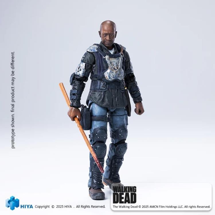 The Walking Dead Exquisite Mini Series Morgan 1/18 Scale Action Figure Gallery Image 7