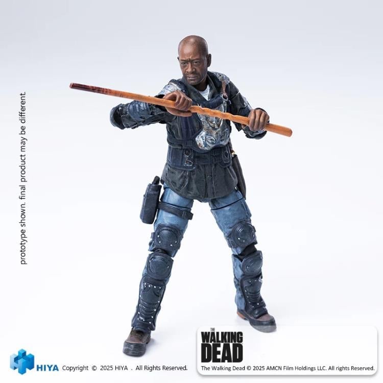 The Walking Dead Exquisite Mini Series Morgan 1/18 Scale Action Figure Gallery Image 8
