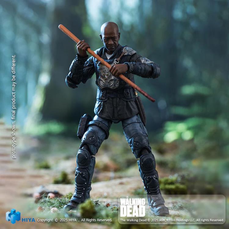 The Walking Dead Exquisite Mini Series Morgan 1/18 Scale Action Figure Gallery Image 5
