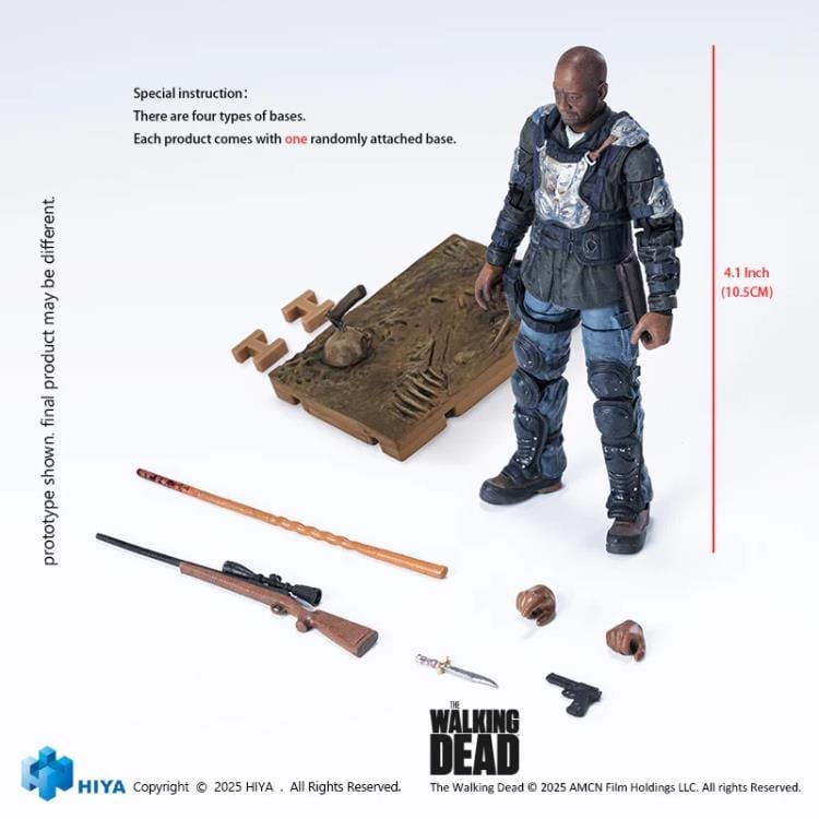 The Walking Dead Exquisite Mini Series Morgan 1/18 Scale Action Figure Gallery Image 11