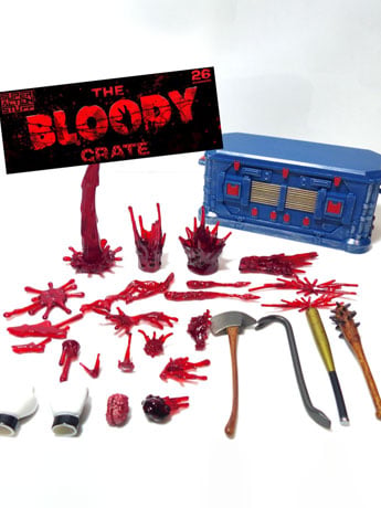 Super Action Stuff The Bloody Crate Action Figure Accessory Set Gallery Image 2