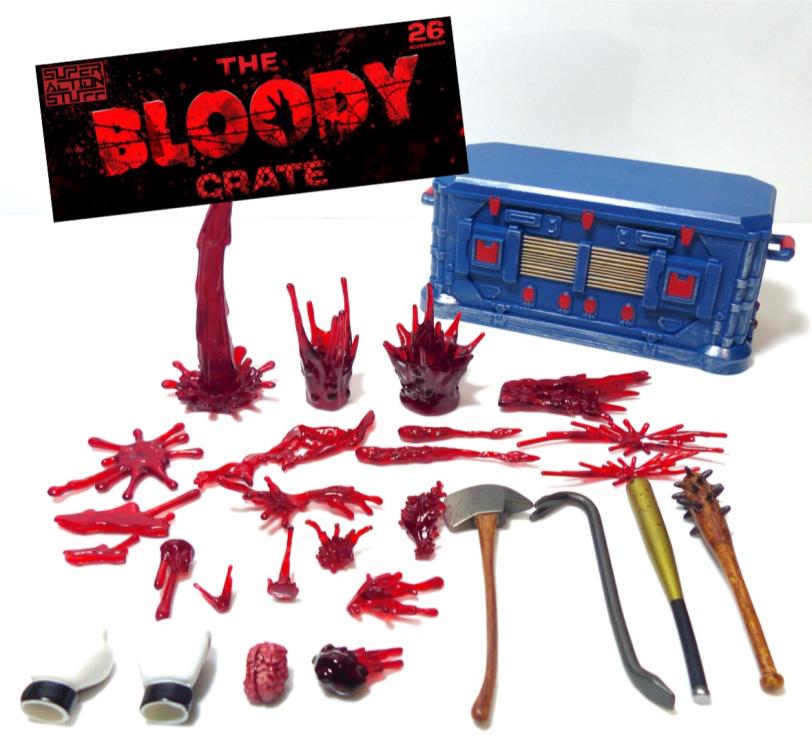 Super Action Stuff The Bloody Crate Action Figure Accessory Set Gallery Image 3