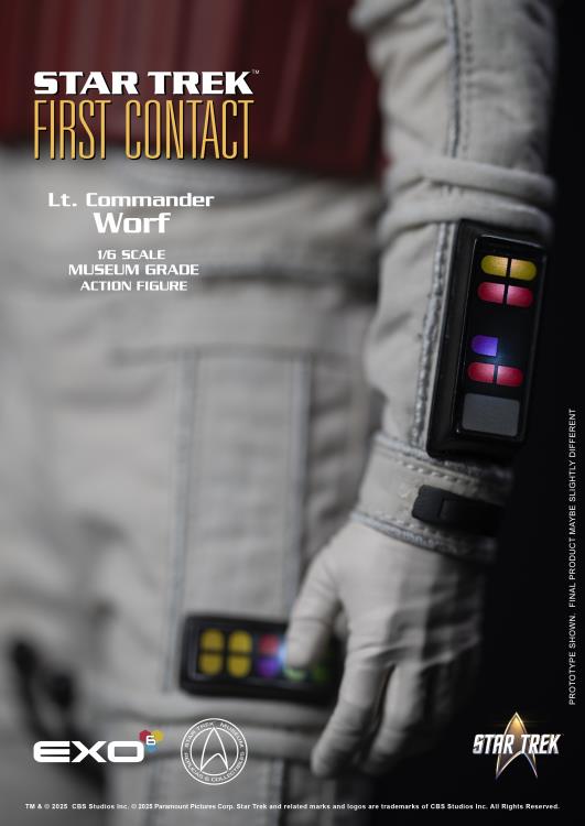 Star Trek: First Contact Lt. Commander Worf in EVA Suit 1/6 Scale