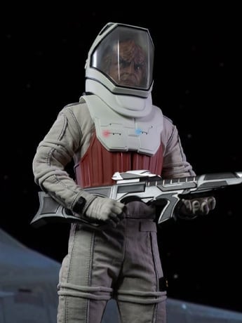 Star Trek: First Contact Lt. Commander Worf in EVA Suit 1/6 Scale