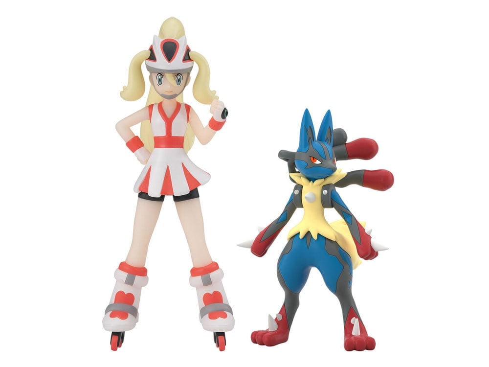 Pokemon Scale World Kalos Region Korrina & Mega Lucario Two-Pack Gallery Image 1