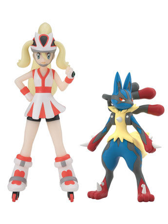 Pokemon Scale World Kalos Region Korrina & Mega Lucario Two-Pack Gallery Image 2