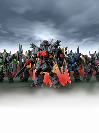 Mobile Suit Gundam SEED Freedom Mobile Suit Ensemble Black Night Squad Set of 5 Figures Gallery Image 2