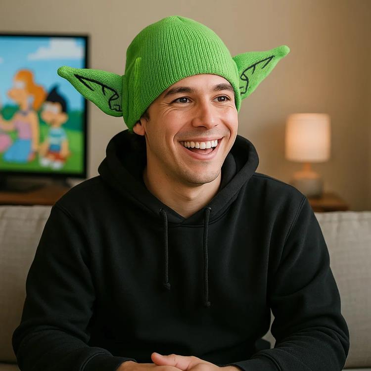 Dragon Ball Z Piccolo Head with Ears and Antennas Cosplay Beanie Gallery Image 7