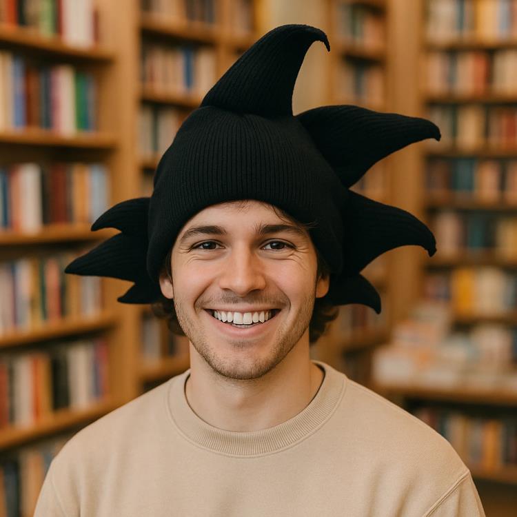 Dragon Ball Z Goku Hair Cosplay Knit Beanie Gallery Image 7